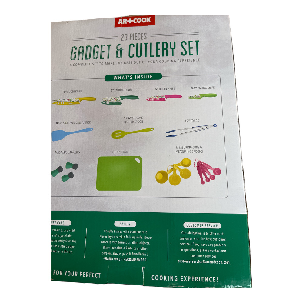 AR + Cook 23 Pieces Gadget & Cutlery Set, NEW - Picture 5 of 7